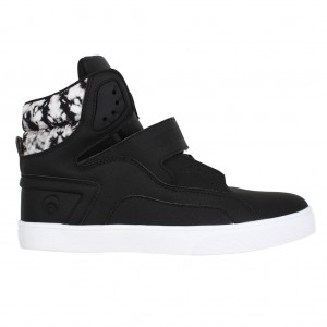 Black / White Men Osiris Rize Ultra Sneakers | OS7054821