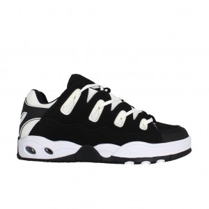 Black / White / Black Men Osiris D3 OG Skate Shoes | OS6917534