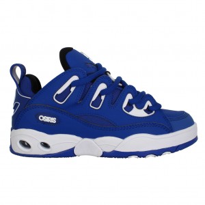 Blue / White / Blue Men Osiris D3 E Sneakers | OS4390871