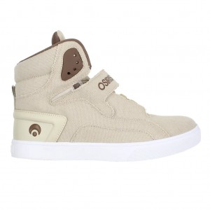 Brown / White / Brown Women Osiris Rize Ultra Sneakers | OS4823971