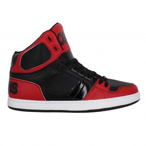 Red / Black Men Osiris NYC 83 Clk Sneakers | OS5612379