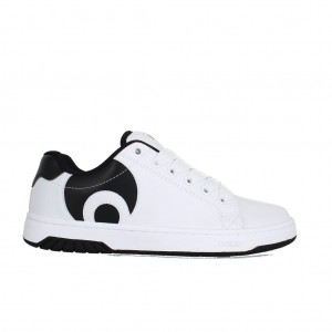 White / Black Men Osiris Troma ALT Sneakers | OS4617395