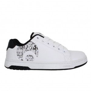 White / Black / White Men Osiris Troma ALT Sneakers | OS7698135